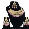 Necklaces Set in Pink And Gold